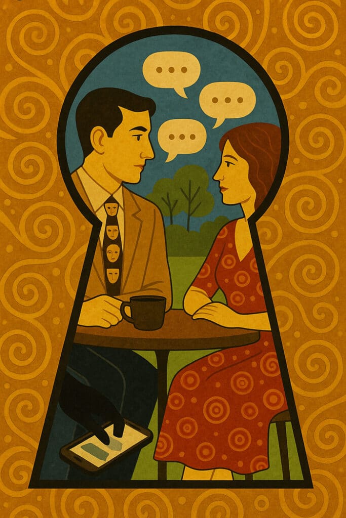 Sieben der Schwerter in der Partnerschaft: Heimlichtuerei Sieben der Schwerter in der Partnerschaft: Heimlichtuerei