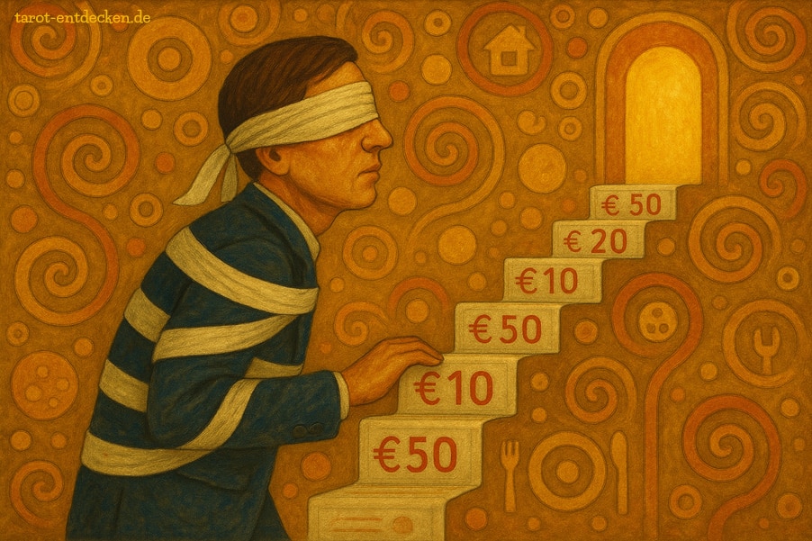 Acht der Schwerter, Bedeutung im Bereich Geld und Finanzen Acht der Schwerter, Bedeutung im Bereich Geld und Finanzen