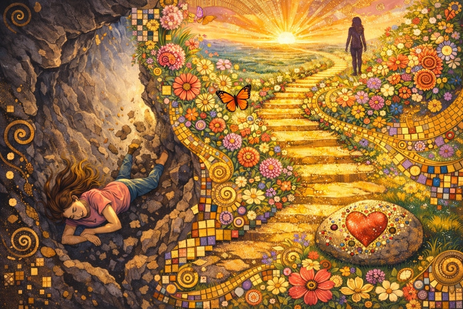 Zehn der Schwerter: Tiefpunkt und Neubeginn Zehn der Schwerter: Tiefpunkt und Neubeginn