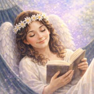 Engelkarte Engel der Zufriedenheit