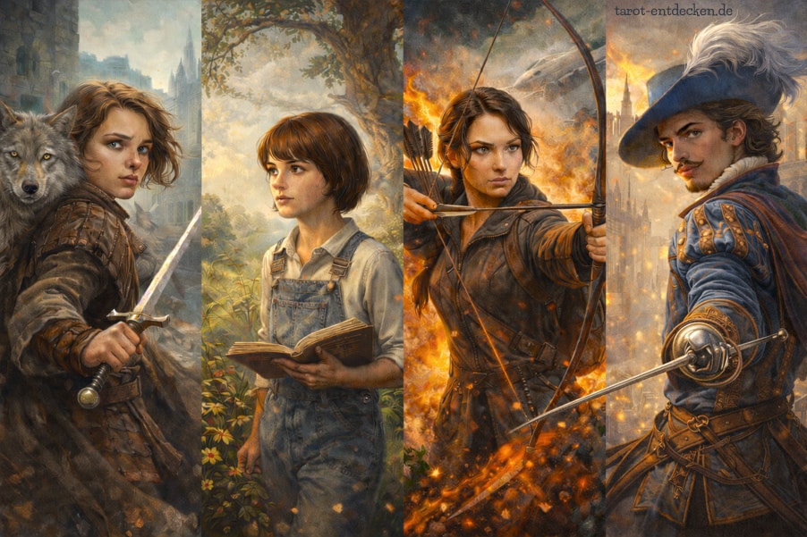 Page der Schwerter in der Literatur: Beispiele Page der Schwerter in der Literatur: Beispiele