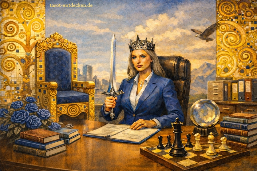 Königin der Schwerter Bedeutung in Beruf und Karriere Königin der Schwerter Bedeutung in Beruf und Karriere