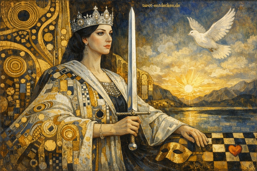 Königin der Schwerter: Bedeutung im Tarot Königin der Schwerter: Bedeutung im Tarot