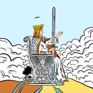 Königin der Schwerter im Tarot