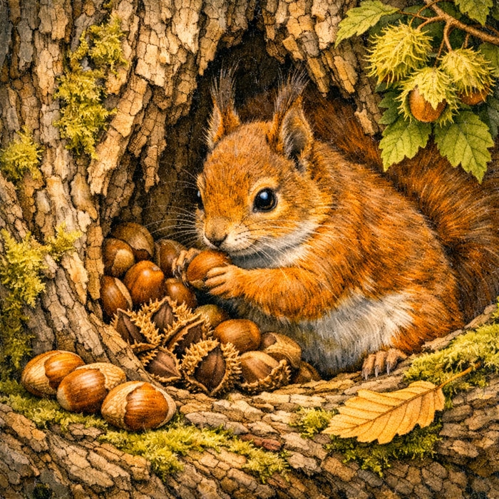 Krafttier Eichhörnchen: Bedeutung Vorräte anlegen Krafttier Eichhörnchen: Bedeutung Vorräte anlegen