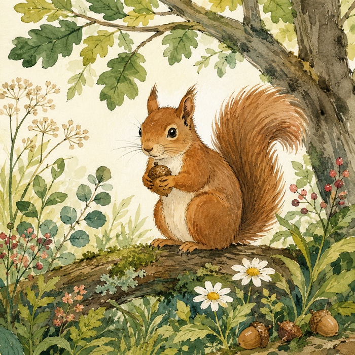Krafttier Eichhörnchen Krafttier Eichhörnchen