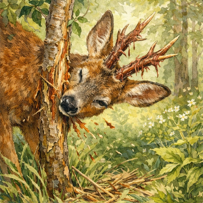 Krafttier Reh: Fellwechsel und Gehörnzyklus Krafttier Reh: Fellwechsel und Gehörnzyklus