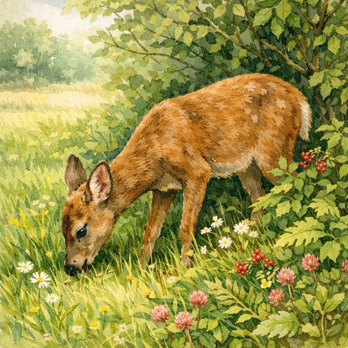 Krafttier Reh: Randbewohner Krafttier Reh: Randbewohner