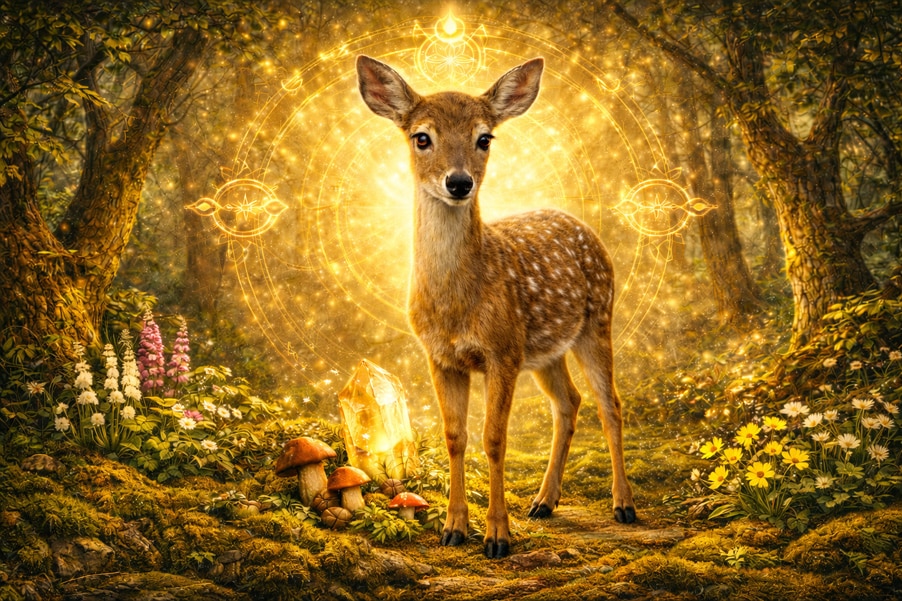 Krafttier Reh ziehen als Persönlichkeit Krafttier Reh ziehen als Persönlichkeit