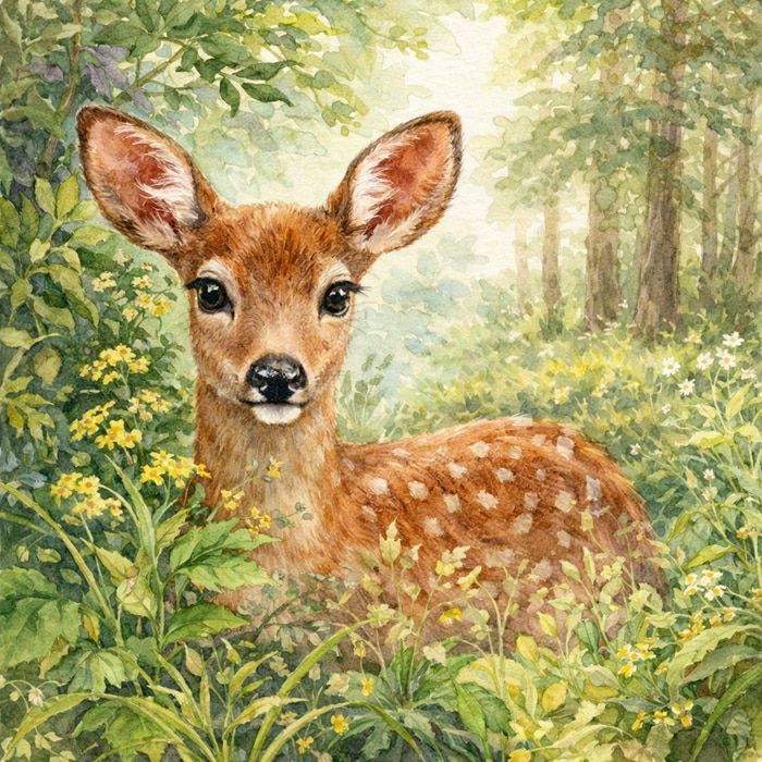 Krafttier Reh: zierliche Gestalt Krafttier Reh: zierliche Gestalt