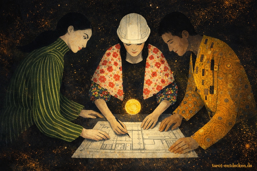 Drei der MĂĽnzen: Bedeutung der Tarotkarte Drei der MĂĽnzen: Bedeutung der Tarotkarte