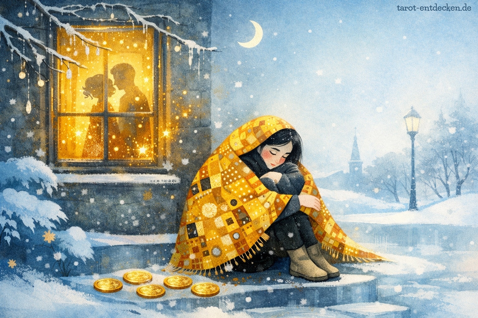 Bedeutung Fünf der Münzen im Liebestarot für Singles Bedeutung Fünf der Münzen im Liebestarot für Singles