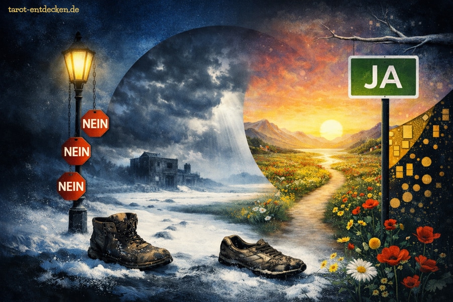 Fünf der Münzen Bedeutung im Ja Nein-Tarot Fünf der Münzen Bedeutung im Ja Nein-Tarot