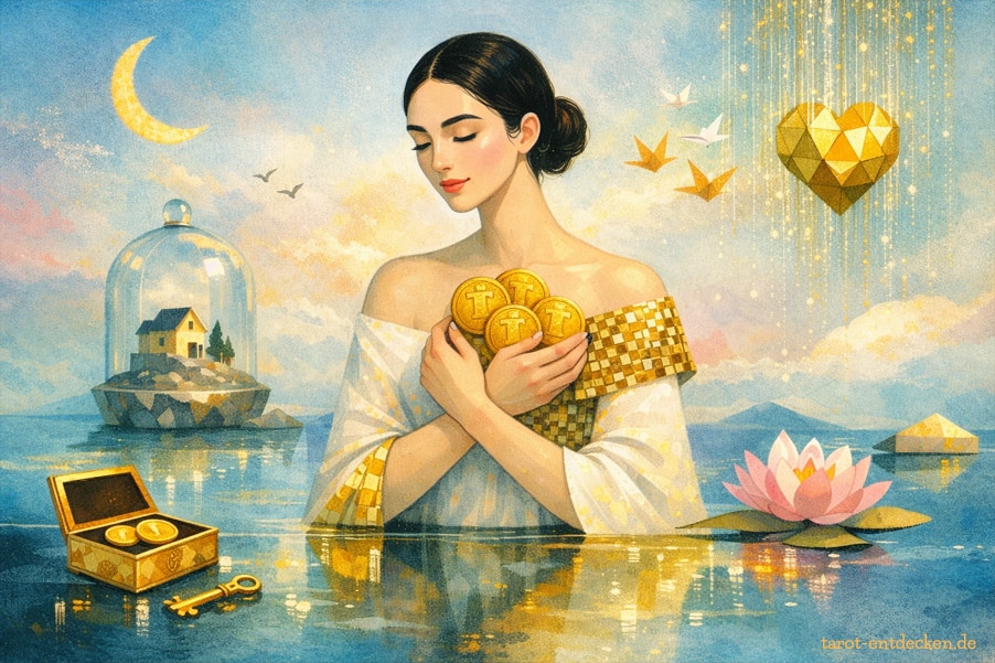Bedeutung Vier der MĂĽnzen im Liebestarot fĂĽr Singles Bedeutung Vier der MĂĽnzen im Liebestarot fĂĽr Singles