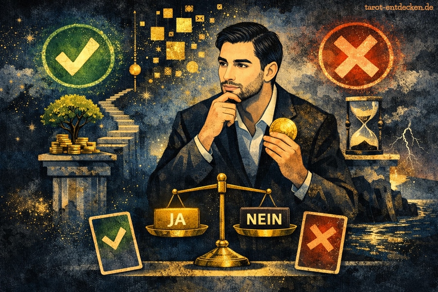 Vier der MĂĽnzen Bedeutung im Ja Nein-Tarot Vier der MĂĽnzen Bedeutung im Ja Nein-Tarot