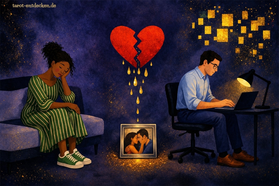 Acht der Münzen umgekehrt: Bedeutung in der Liebe Acht der Münzen umgekehrt: Bedeutung in der Liebe