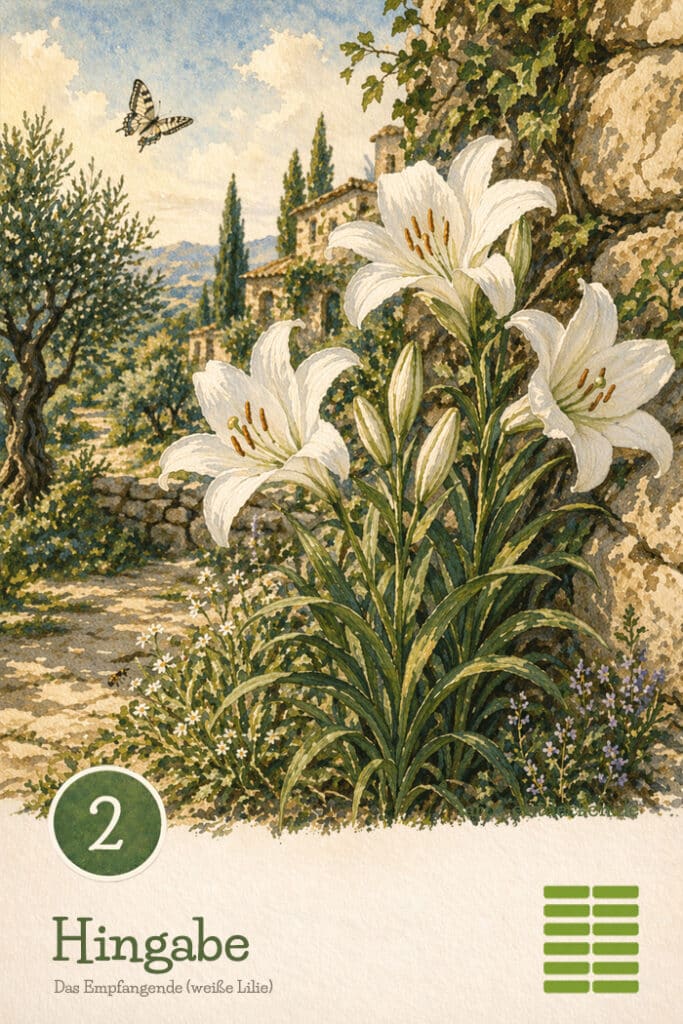 Hexagramm 2 im I Ging: Das Empfangende Hexagramm 2 im I Ging: Das Empfangende