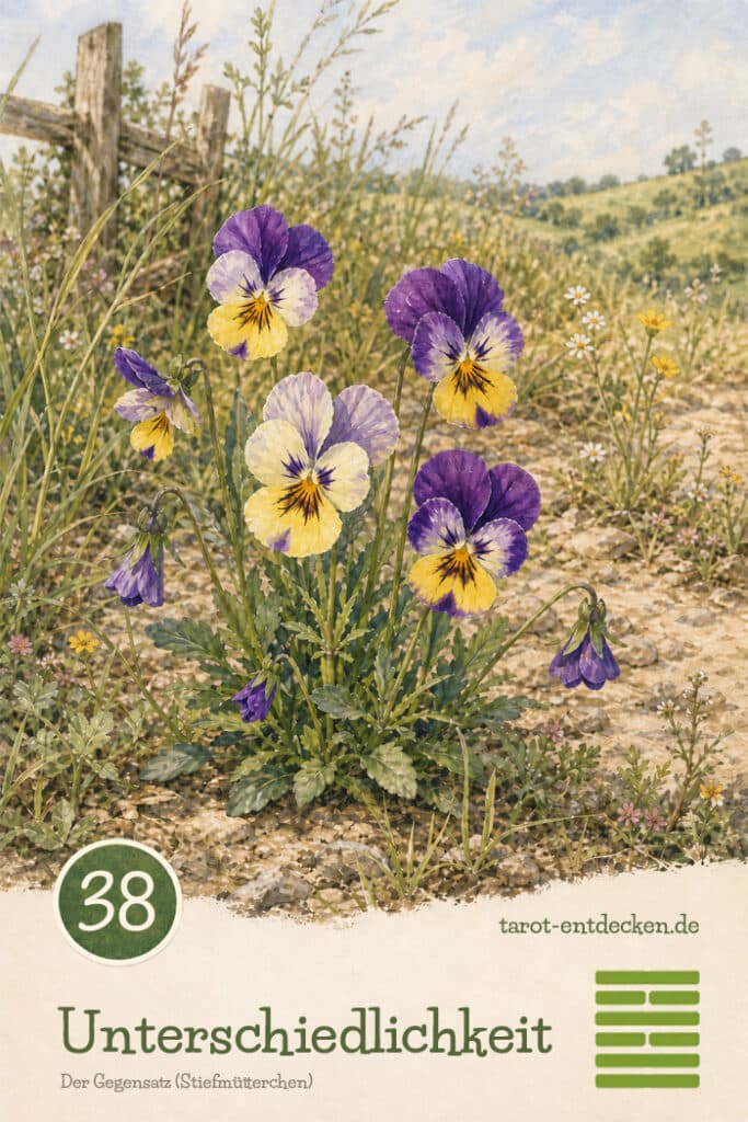Hexagramm 38 im I Ging: Der Gegensatz Hexagramm 38 im I Ging: Der Gegensatz