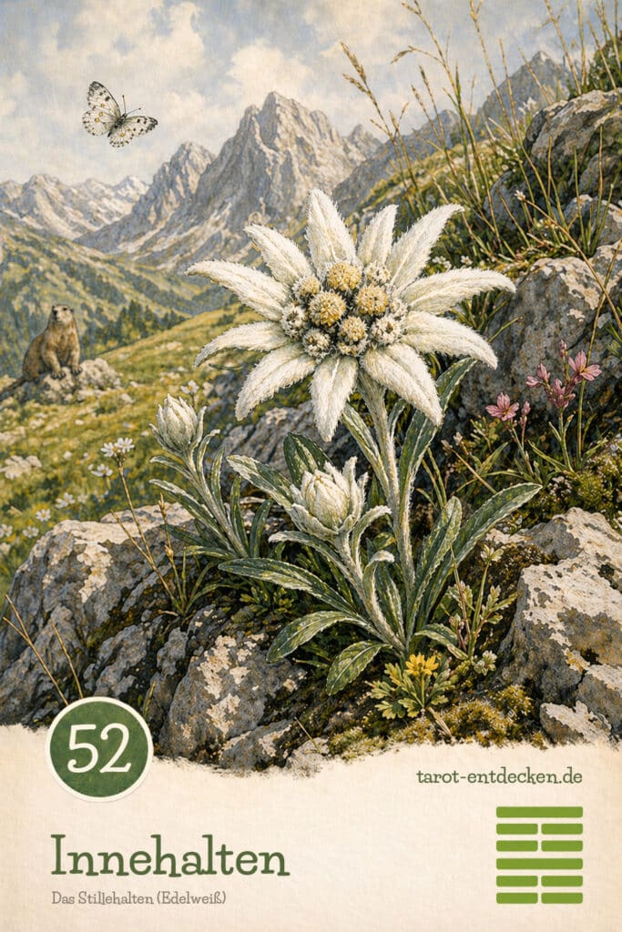 Hexagramm 52 im I Ging: Das Stillehalten Hexagramm 52 im I Ging: Das Stillehalten