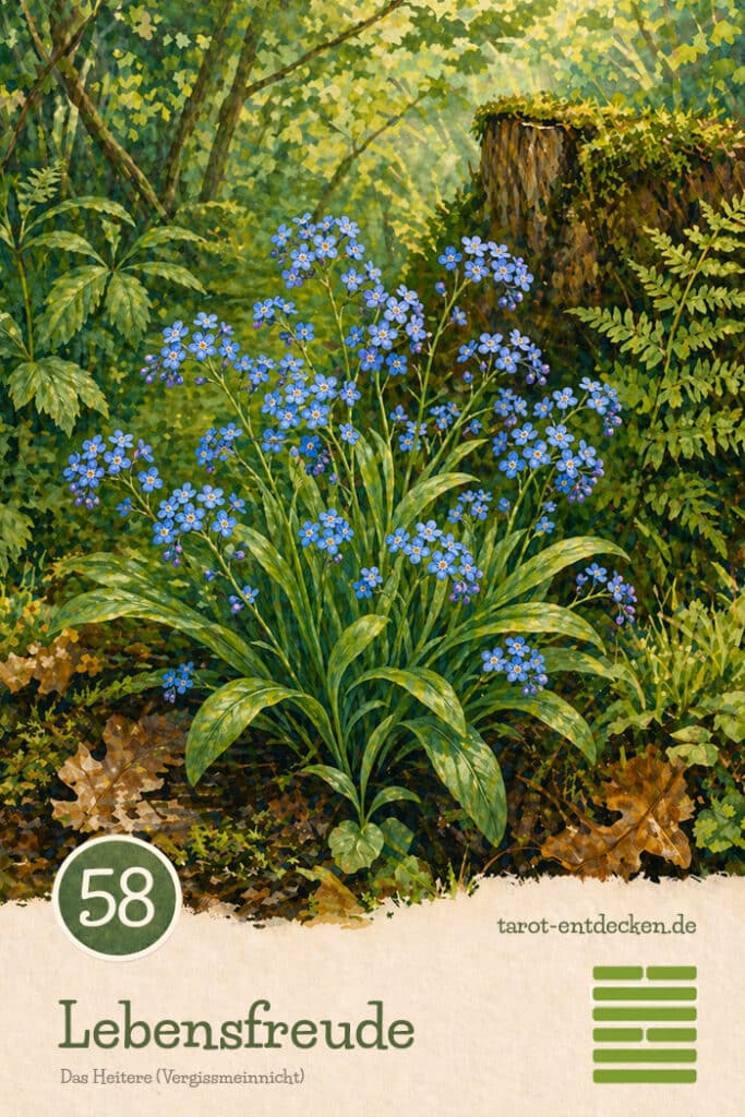 Hexagramm 58 im I Ging: Das Heitere Hexagramm 58 im I Ging: Das Heitere