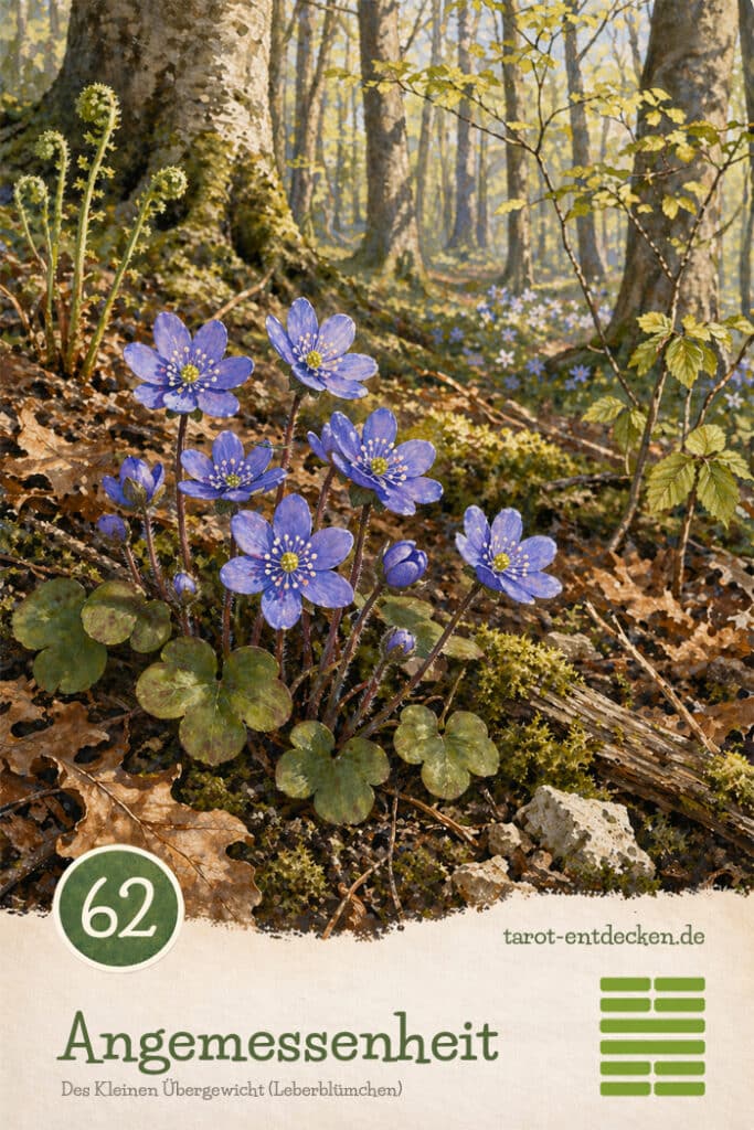 Hexagramm 62 im I Ging: Des Kleinen Übergewicht Hexagramm 62 im I Ging: Des Kleinen Übergewicht