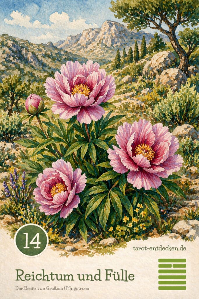 Hexagramm 14 im I Ging: Der Besitz von Großem Hexagramm 14 im I Ging: Der Besitz von Großem