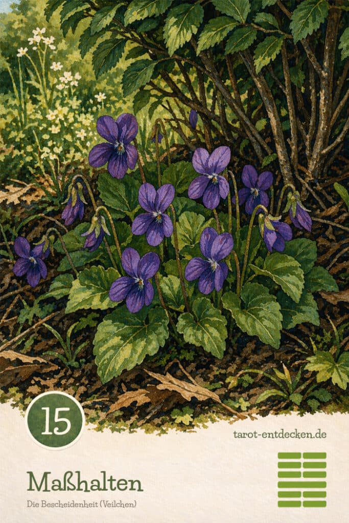 Hexagramm 15 im I Ging: Die Bescheidenheit Hexagramm 15 im I Ging: Die Bescheidenheit