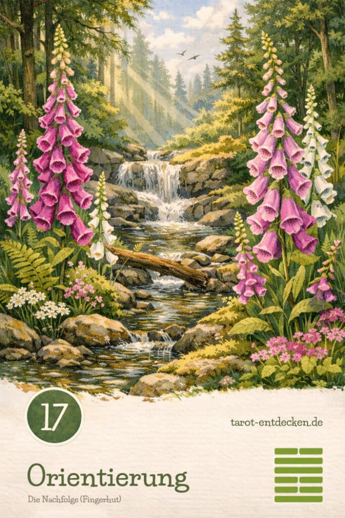 Hexagramm 17 im I Ging: Die Nachfolge Hexagramm 17 im I Ging: Die Nachfolge