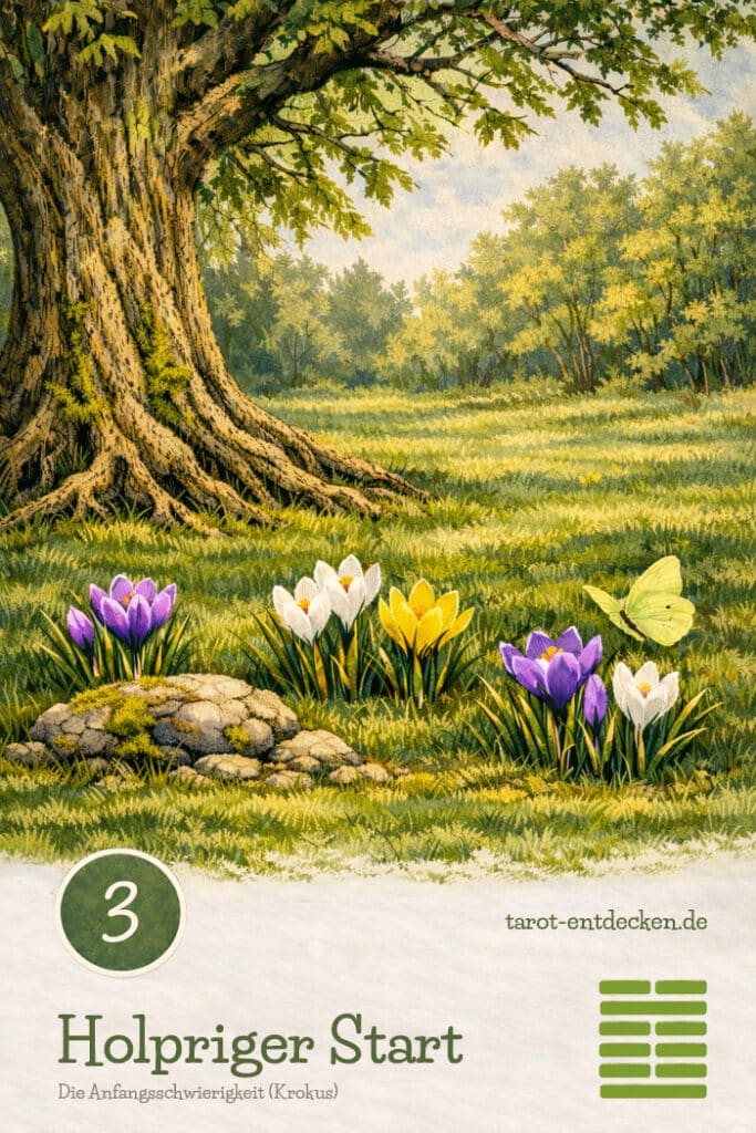 Hexagramm 3 im I Ging: Die Anfangsschwierigkeit Hexagramm 3 im I Ging: Die Anfangsschwierigkeit