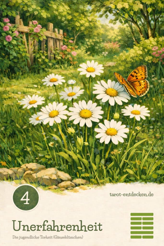 Hexagramm 4 im I Ging: Die jugendliche Torheit Hexagramm 4 im I Ging: Die jugendliche Torheit