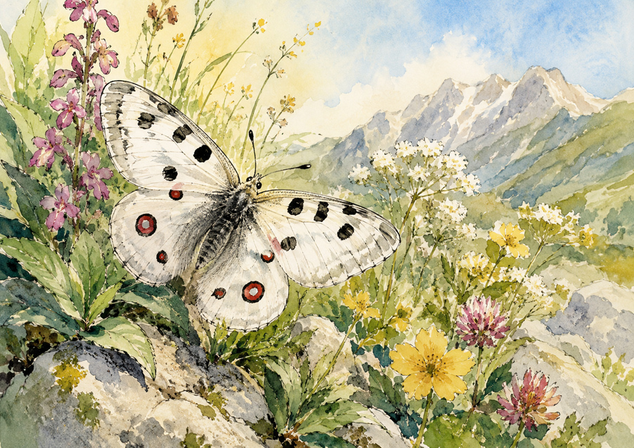 Krafttier Schmetterling als Tageskarte Krafttier Schmetterling als Tageskarte