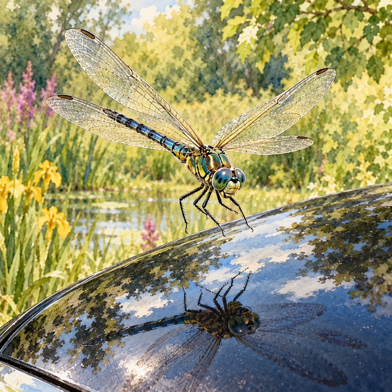 Krafttier Libelle mit Augen, die trügen können Krafttier Libelle mit Augen, die trügen können