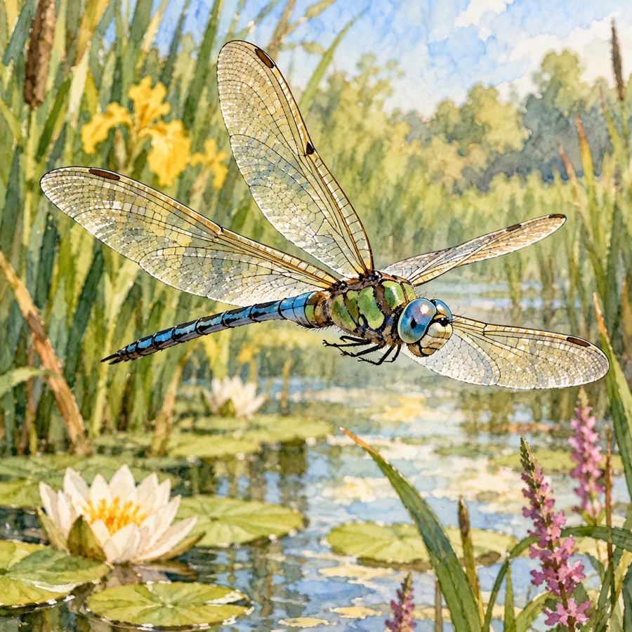 Krafttier Libelle: Flugkunst mit vier eigenständigen Flügeln Krafttier Libelle: Flugkunst mit vier eigenständigen Flügeln
