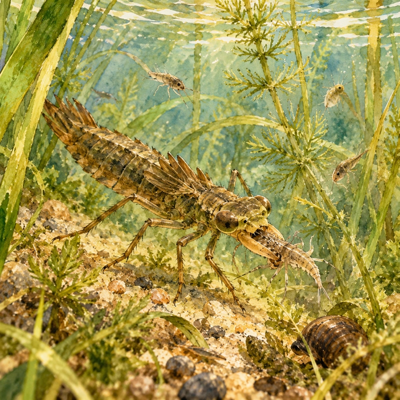 Krafttier Libelle: Kindheit unter Wasser Krafttier Libelle: Kindheit unter Wasser