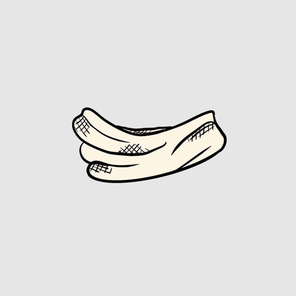 Tarotkarte "Acht der Schwerter": Augenbinde Tarotkarte "Acht der Schwerter": Augenbinde