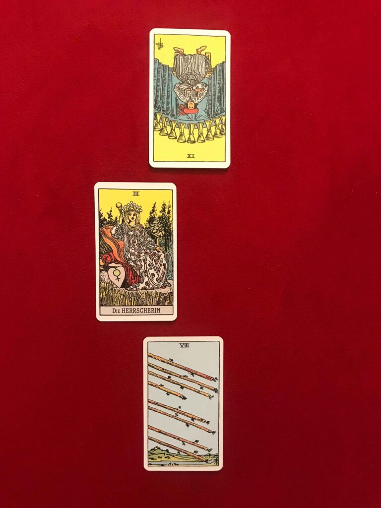 Beispiel Tarot-Kartenlegung intuitiv Finanzen