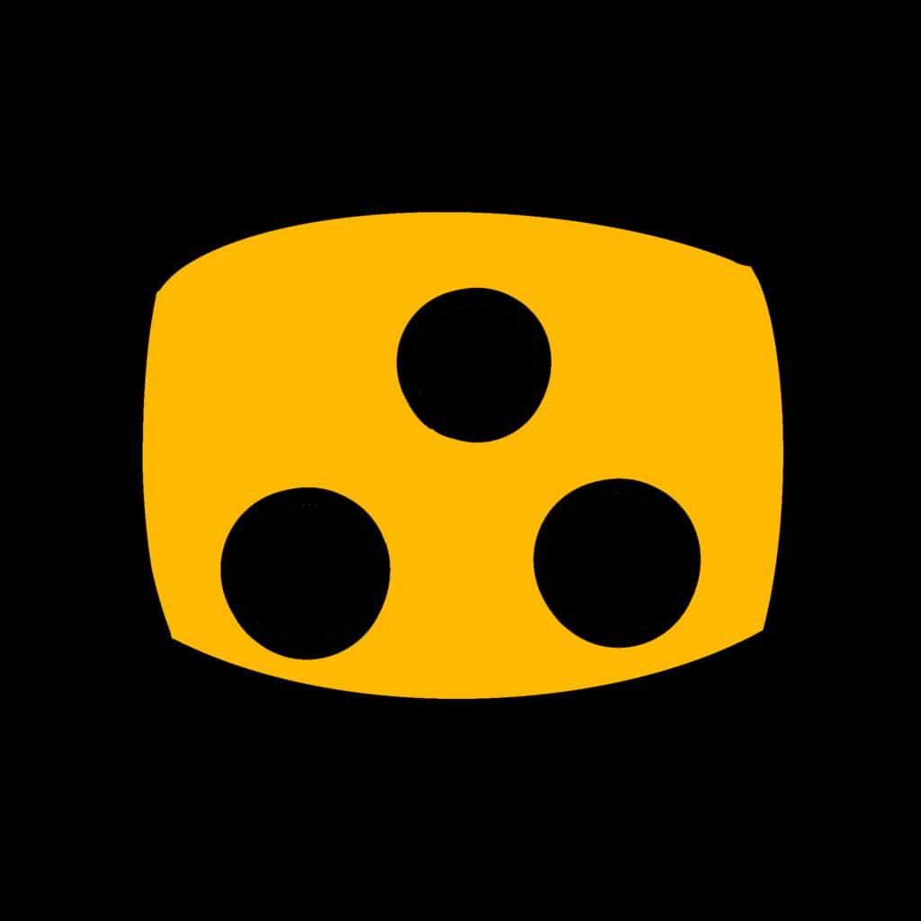 Tarotkarte "Fünf der Münzen": Blindenabzeichen Tarotkarte "Fünf der Münzen": Blindenabzeichen