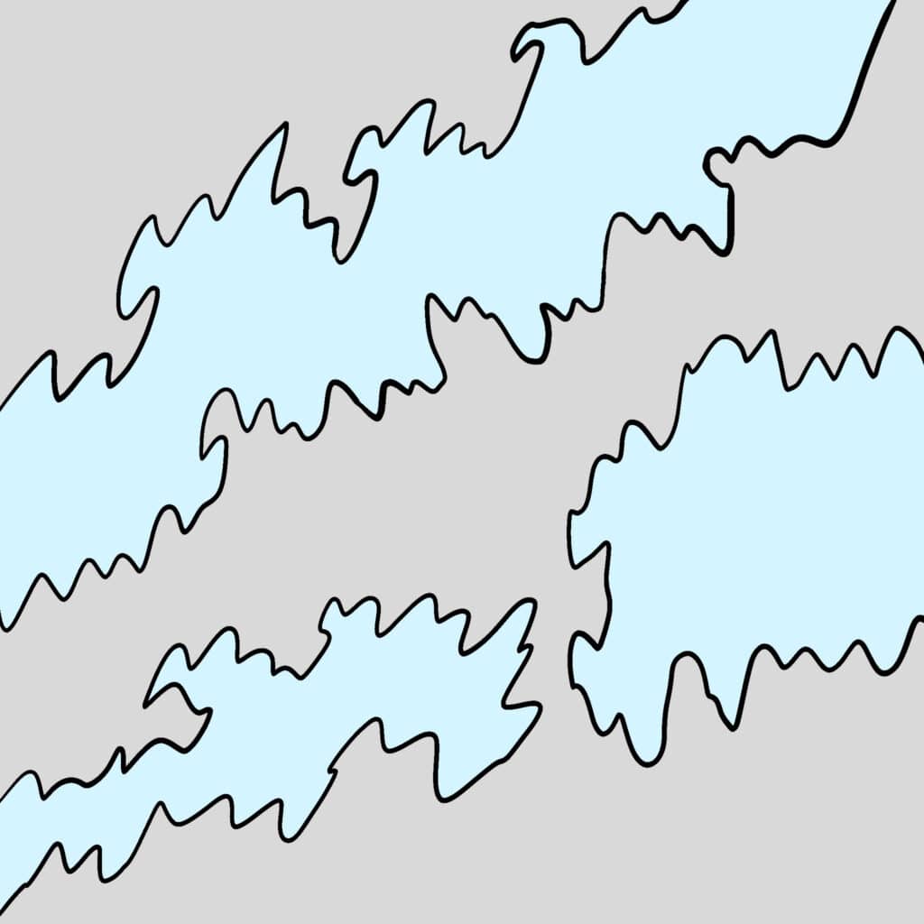 Tarotkarte "Der Ritter der Schwerter": Wolken Tarotkarte "Der Ritter der Schwerter": Wolken