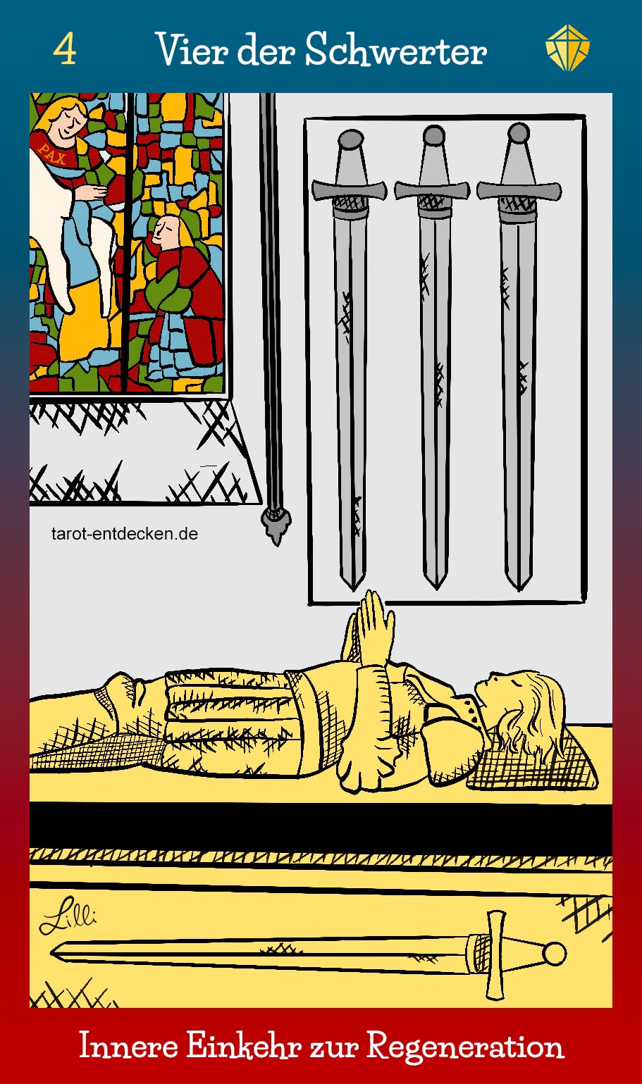 5 Schwerter Tarot